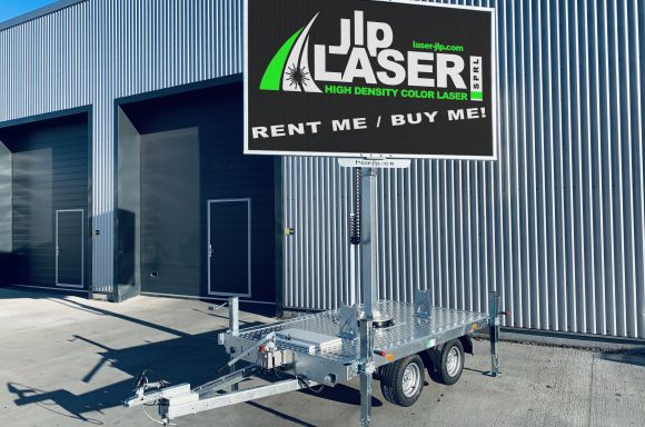 REMORQUE LED PUBLICITAIRE LASER JLP 